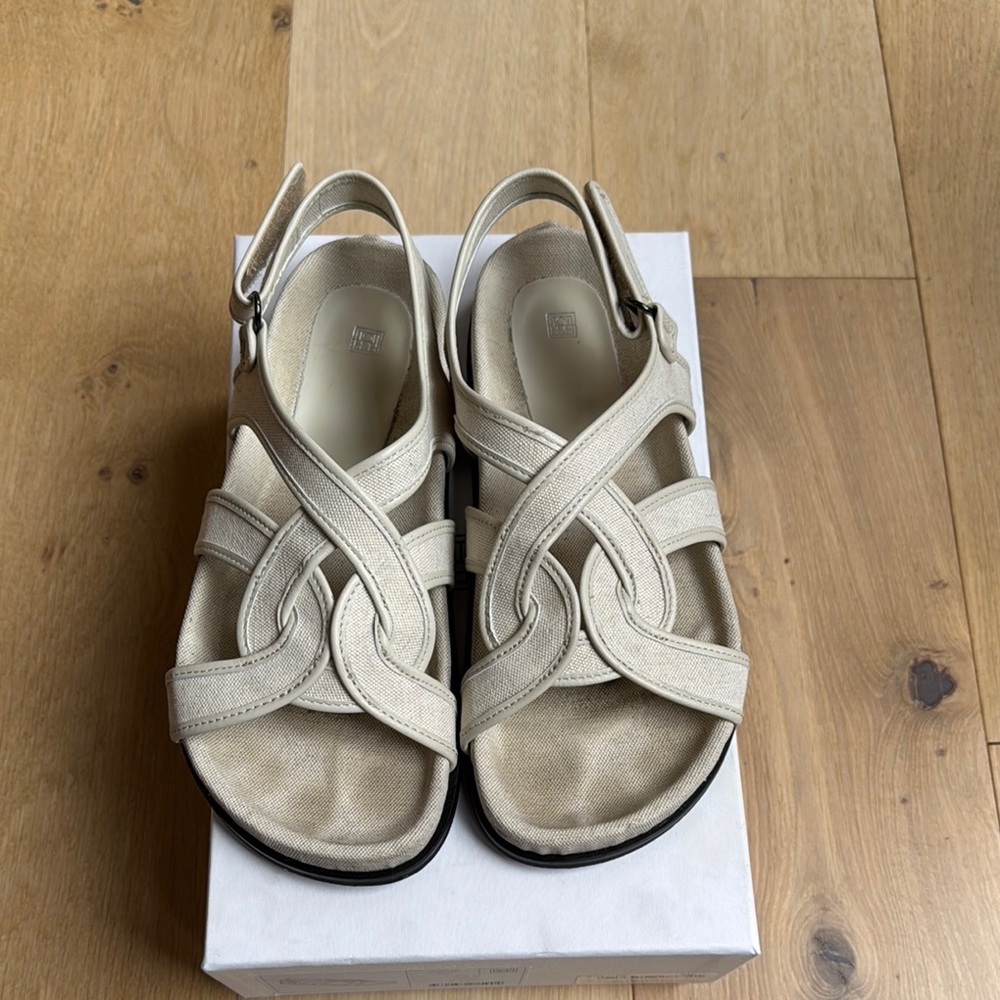Toteme Cream Sandals